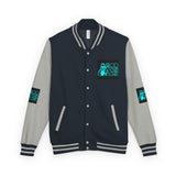 Letterman Jacket — "GOD MONEY POWER" Retro Graphic Varsity Jacket