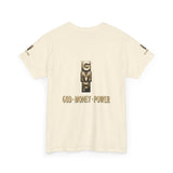 God · Money · Power Tee — GMP Gold Block Logo T-Shirt