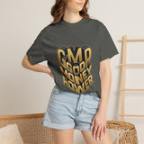 Good Money Power Graphic Tee — GMP 3D Gold Lettering T-Shirt