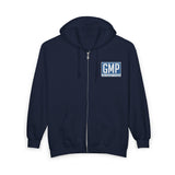 GMP "God Money Power" Zip Hoodie — Logo Full‑Zip Sweatshirt