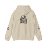 God Money Power Hoodie — Minimalist Faith & Ambition Pullover