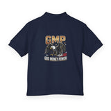 Youth Polo — "GMP: God Money Power" Eagle Logo