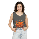 Halloween Pumpkin Tank Top — “God Money Power”