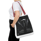 Angel Of Death Grim Reaper Wings Tote Bag — Gothic Scythe Design