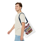 Inspirational Gospel Tote Bag - "Put God First, Hustle for the Money, Put Yourself in Power"