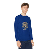 Youth Long Sleeve Tee — Gold Lion 'GMP' Athletic Team Shirt