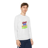 CMP God Money Power Youth Long Sleeve Tee — Inspirational Graphic Shirt