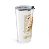 Egyptian Pyramid 20oz Tumbler – "Money Power" Sunrise Travel Mug