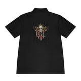 God Money Power- Skull Graphic Polo Shirt