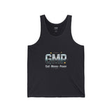 GMP Metallic Logo Tank Top — Industrial Gym & Streetwear Vest