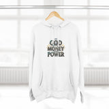 God Money Power Hoodie — Graphic Faith & Hustle Pullover