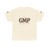 GMP "God Manly Power" Graphic Tee — Bold Logo Cotton Shirt