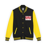 Letterman Jacket — GMP "God Money Power" Red & White Varsity