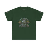 God Money Power Graphic Tee — Faith & Hustle Christian T-Shirt