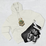 God Power Hoodie — Retro 3D Faith Graphic Fleece Hoodie