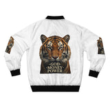 Tiger 'God • Money • Power' Bomber Jacket
