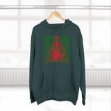 Hoodie — Red & Green Saint Graphic Pullover