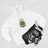 God Power Hoodie — Retro 3D Faith Graphic Fleece Hoodie