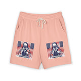 American Flag Graphic Sweat Shorts — Patriotic Fleece Lounge Shorts