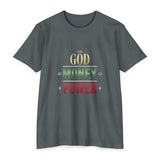 God Money Power T-Shirt – Retro Faith & Hustle Graphic Tee