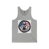 Patriotic Prayer Tank Top — "God, Vote, Power" Graphic