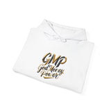 God Money Power (GMP) Hoodie – Inspirational Gold Script Pullover