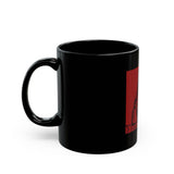 Black Mug — 'God Money Power' Religious Icon Graphic Coffee Mug (11oz/15oz)