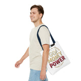 God Money Power- Tote Bag – Inspirational Faith & Prosperity Canvas Tote