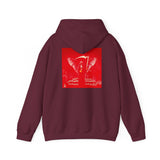 Angel Of Death Hoodie - Red Dove Graphic Pullover