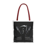 Angel Of Death Grim Reaper Wings Tote Bag — Gothic Scythe Design