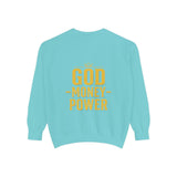 GMP "God Money Power" Sweatshirt — Gold Foil Graphic Crewneck