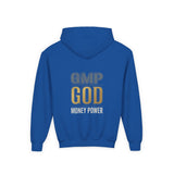 GMP GOD Youth Hoodie — "Money Power" Graphic Pullover