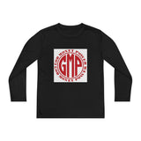 Youth Long Sleeve Tee — "GMP" God Money Power Logo Athletic Shirt
