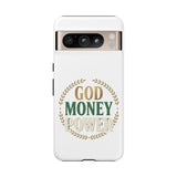 Phone Case — "God Money Power" Inspirational Religious Design