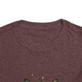 Toddler Tee — Tiger Face "God Money Power" Graphic