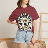 God Money Power T-Shirt — Crown Emblem Graphic Tee (God • Money • Power)