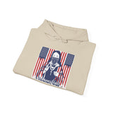 Patriotic Boxer Dog Hoodie — 'God, Money, Power' Americana Pullover