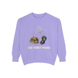 God Money Power Sweatshirt — Religious Inspirational Crewneck