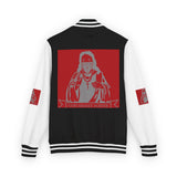 Letterman Jacket — 'God Money Power' Graphic Varsity Jacket