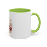 God Money Power Accent Coffee Mug — Motivational Faith & Wealth Design (11/15 oz)