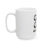 GMP God Money Power Ceramic Mug — Motivational Metallic Text Coffee Cup (11oz & 15oz)
