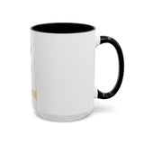 Accent Coffee Mug — "God Money Power" Crown & Wealth Icon Ceramic Mug (11/15oz)