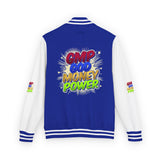 Letterman Jacket — GMP Good Money Power Colorful Splash Varsity Coat