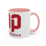 GMP Coffee Mug — Good Money Power Red Accent Ceramic Mug (11/15oz)
