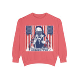 God Money Power Sweatshirt — Patriotic Bandana Graphic Crewneck