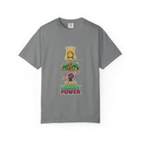 God Money Power T-Shirt — Angel, Stacks of Cash Graphic Tee
