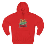 God Money Power Hoodie — Graphic Fleece Pullover with Crown Logo