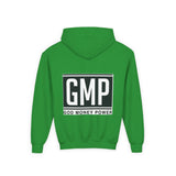 GMP Youth Hoodie — 'God Money Power' Bold Logo Pullover