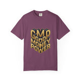 Good Money Power Graphic Tee — GMP 3D Gold Lettering T-Shirt