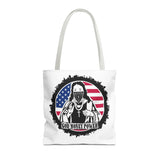 Patriotic 'God Money Power' Tote Bag - Americana Streetwear Canvas Tote